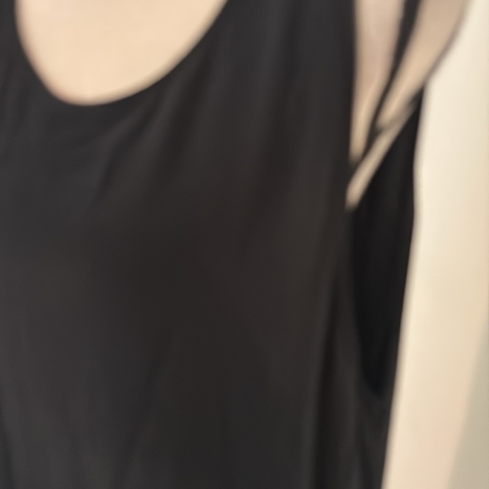 NWT $279 Eileen fisher black maxi dress XL 785 - Picture 2 of 8